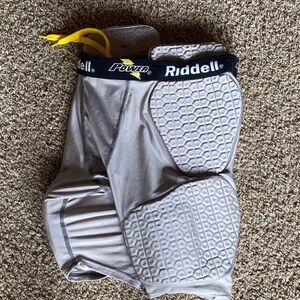Men's Gray Padded Compression Shorts